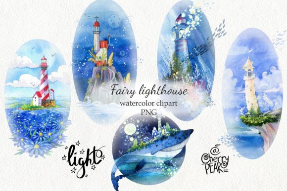 Fairy Lighthouse Watercolor Illustrations Review