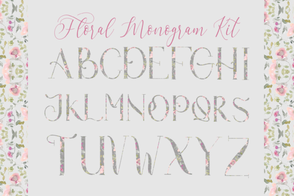 Floral Monogram Set: Watercolor Illustrations Review